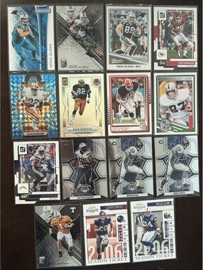 NFL HOF TE COLLECTION GREG OLSEN/TONY GONZALEZ/MIKE DITKA + 15 CARD LOT NM